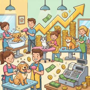 Setor de banho e tosa faturamento